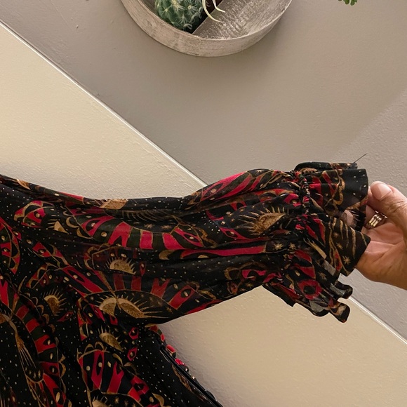 Farm Rio Butterfly Sky Maxi Dress - Picture 3 of 6